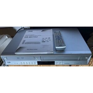 JVC DR-MV7SU HDMI VHS DVD Combo REMOTE & Manual VHS works great; DVD NOT WORKING